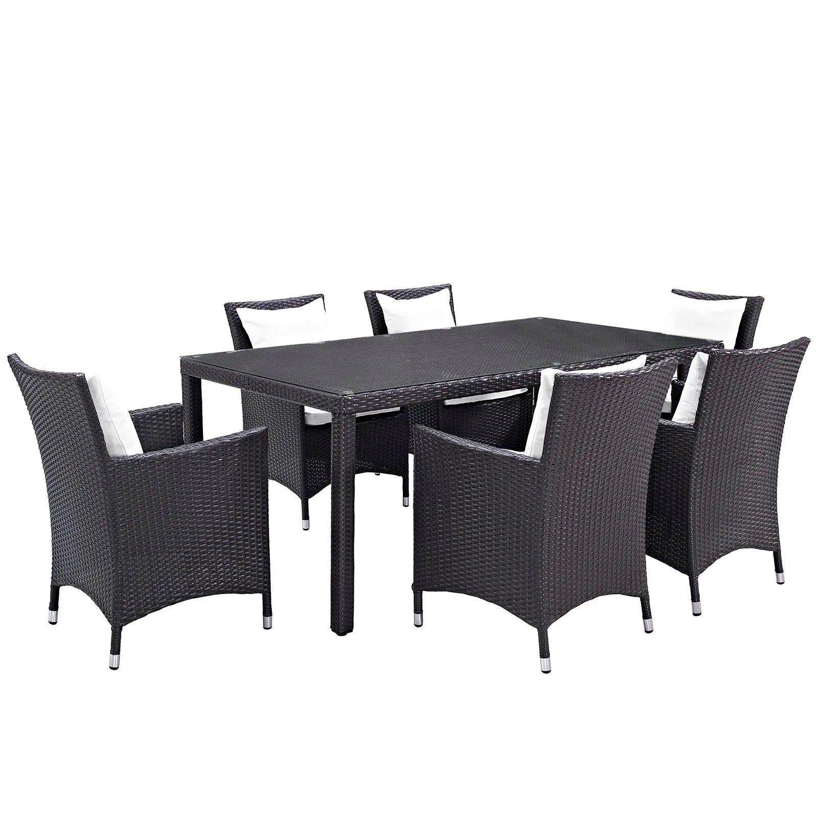 Modway Convene 7 Piece Outdoor Patio Dining Set, EEI-2199 FredCo