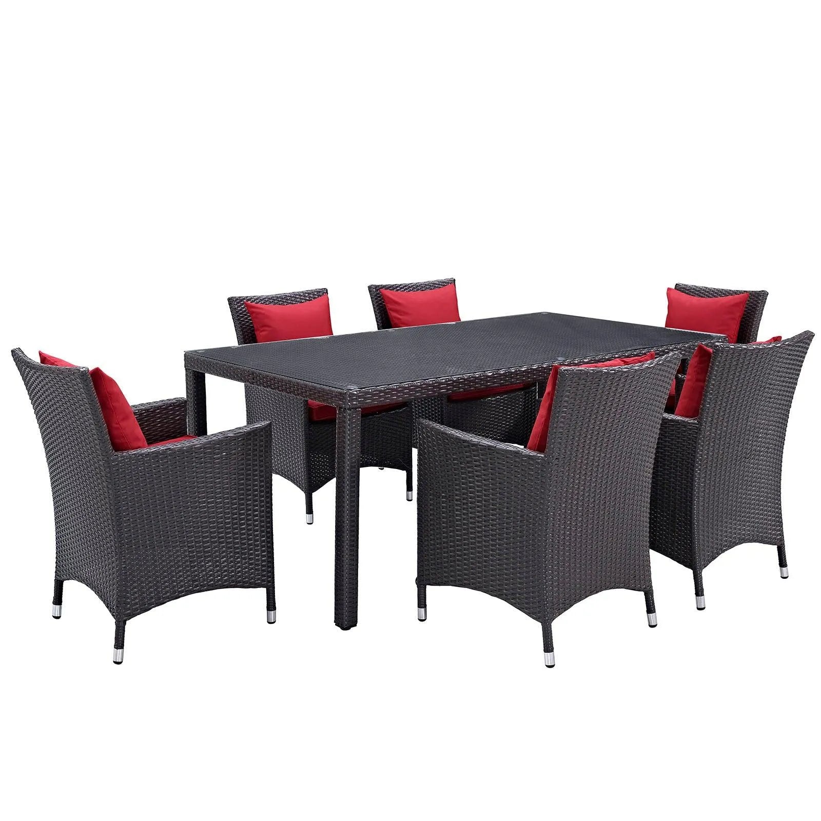 Modway Convene 7 Piece Outdoor Patio Dining Set, EEI-2199 FredCo