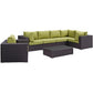 Modway Convene 7 Piece Outdoor Patio Sectional Set FredCo