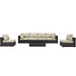 Modway Convene 7 Piece Outdoor Patio Sectional Set, EEI-2164 FredCo