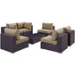Modway Convene 7 Piece Outdoor Patio Sectional Set, EEI-2164 FredCo