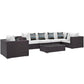 Modway Convene 7 Piece Outdoor Patio Sectional Set, EEI-2350 FredCo