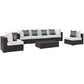 Modway Convene 7 Piece Outdoor Patio Sectional Set, EEI-2357 FredCo