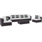 Modway Convene 7 Piece Outdoor Patio Sectional Set, EEI-2357 FredCo
