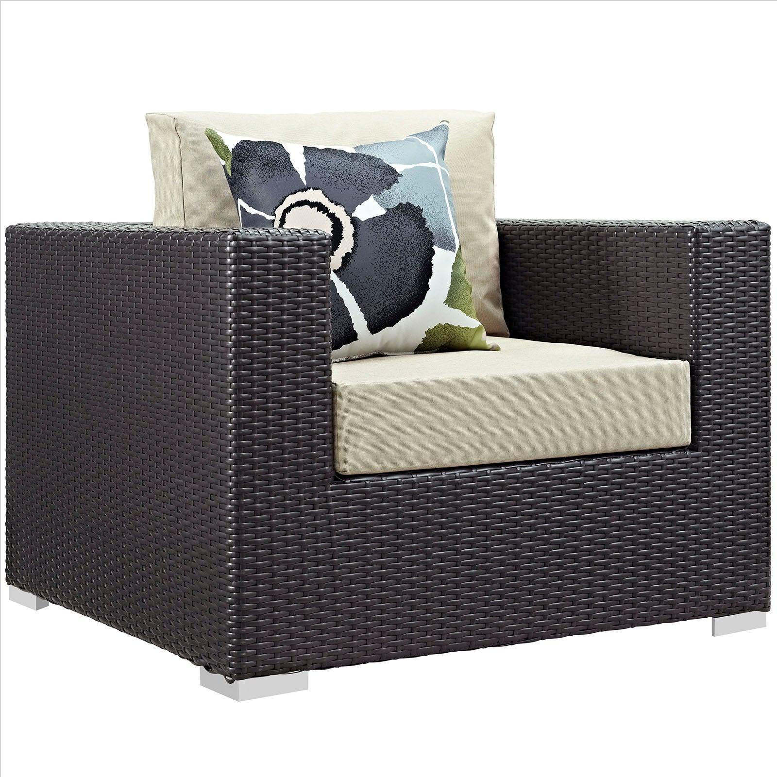 Modway Convene 7 Piece Outdoor Patio Sectional Set, EEI-2365 FredCo