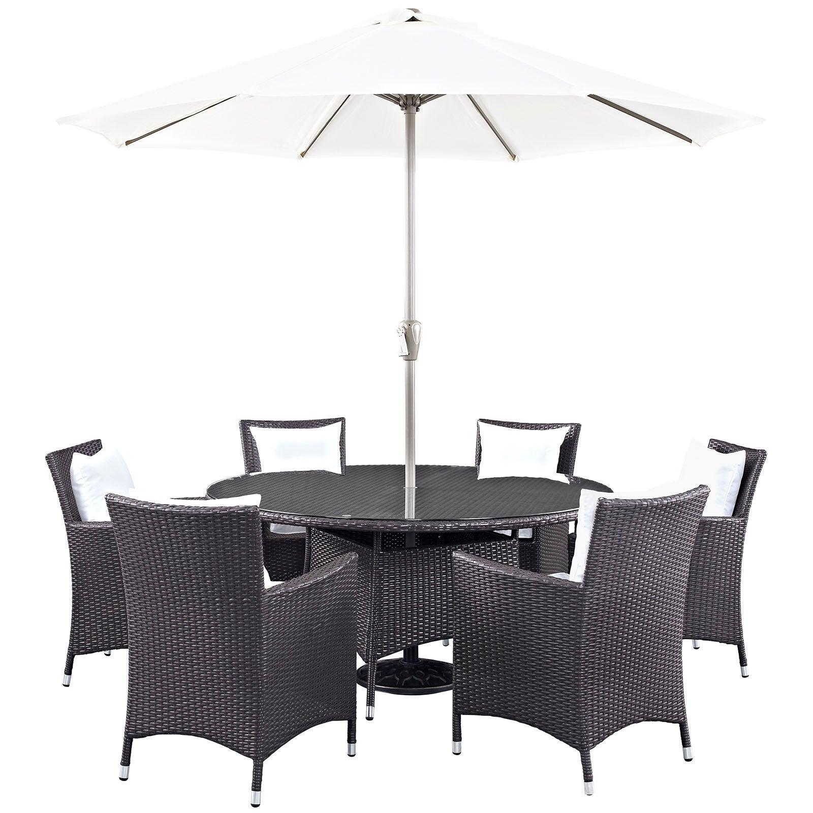 Modway Convene 8 Piece Outdoor Patio Dining Set FredCo