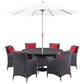 Modway Convene 8 Piece Outdoor Patio Dining Set FredCo