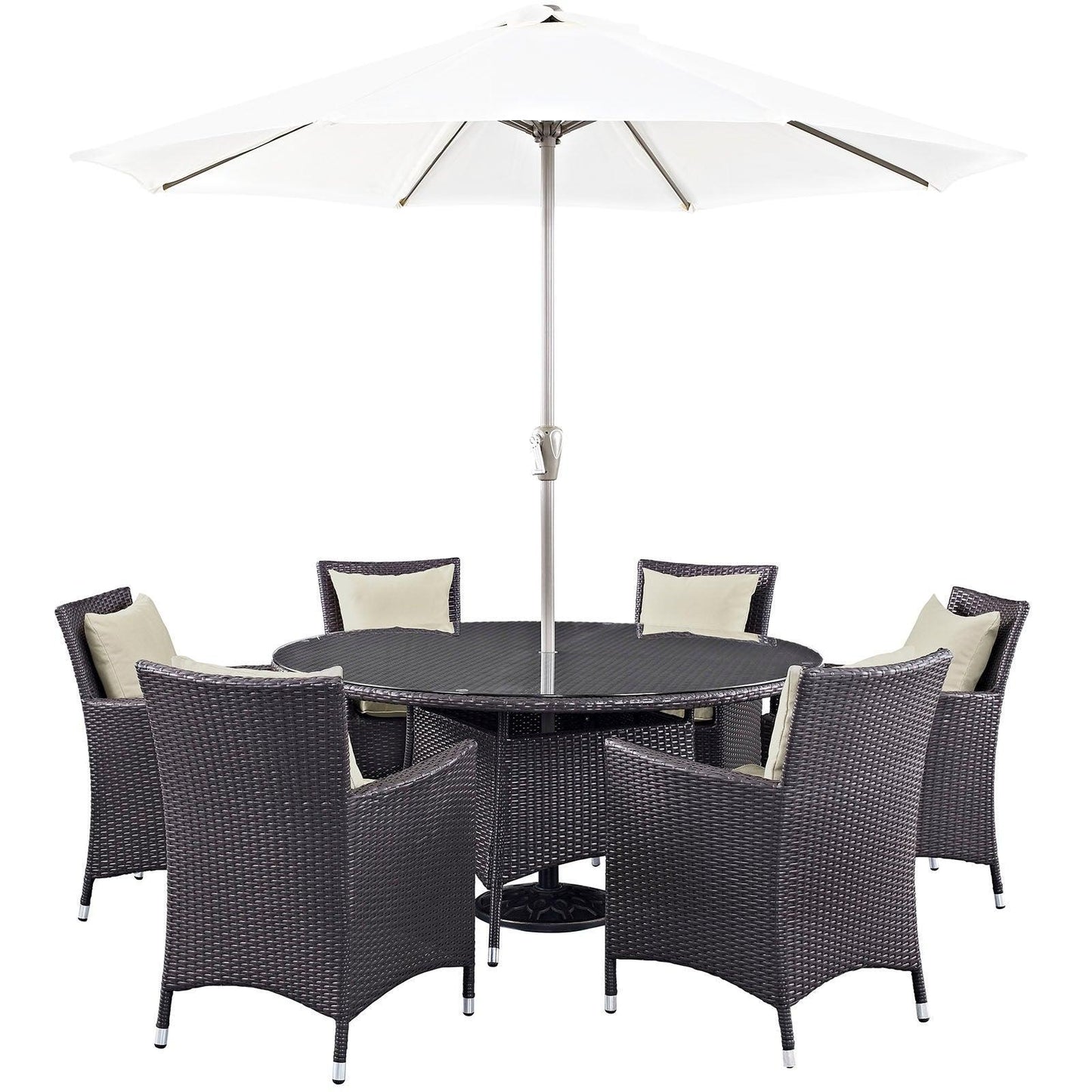 Modway Convene 8 Piece Outdoor Patio Dining Set FredCo