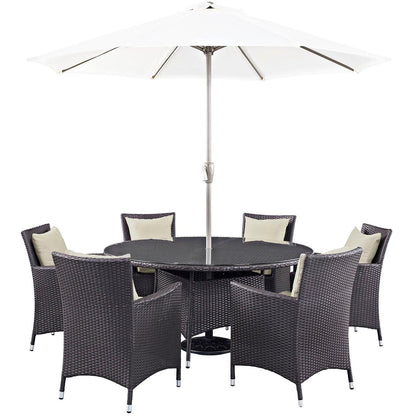 Modway Convene 8 Piece Outdoor Patio Dining Set FredCo