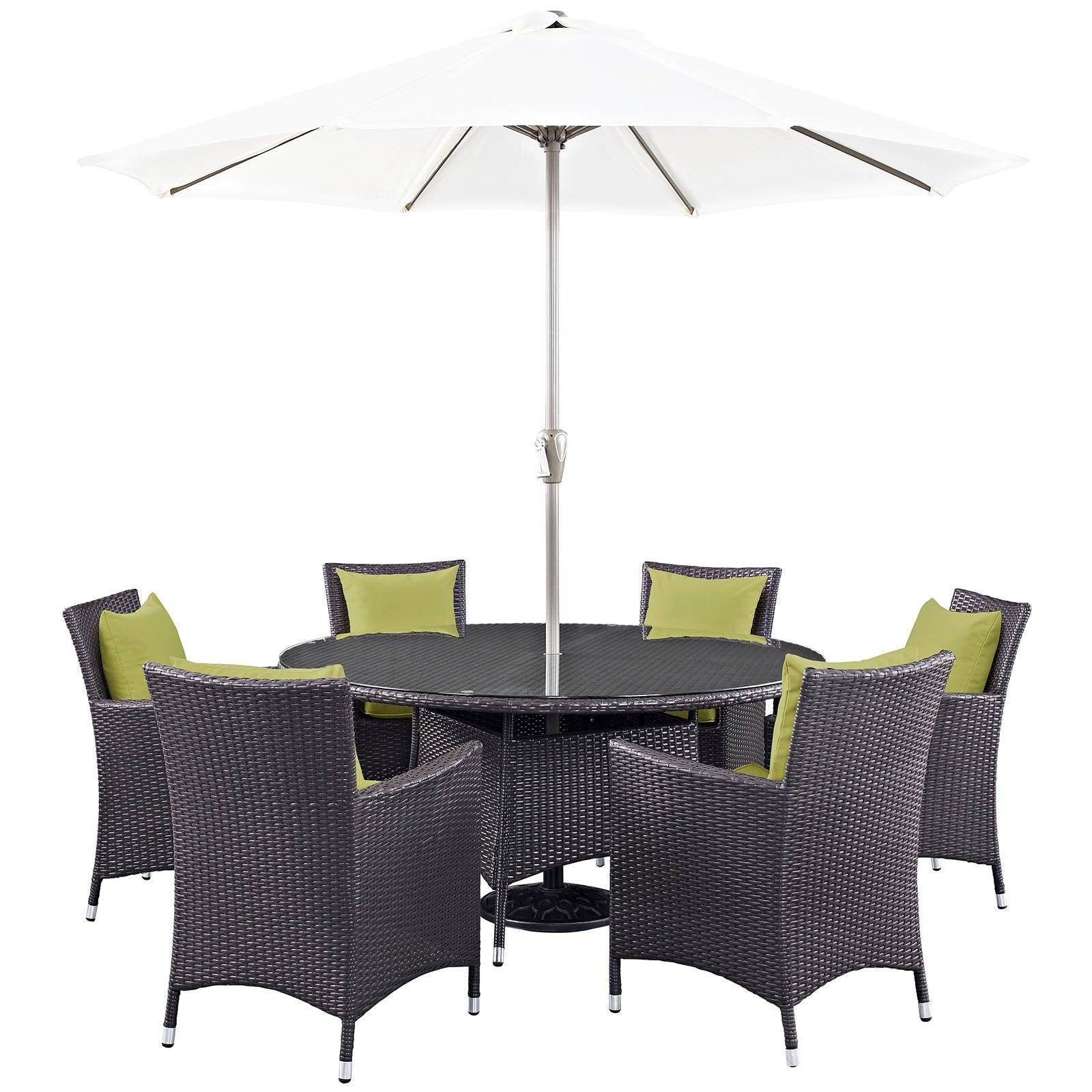 Modway Convene 8 Piece Outdoor Patio Dining Set FredCo