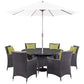 Modway Convene 8 Piece Outdoor Patio Dining Set FredCo