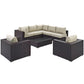 Modway Convene 8 Piece Outdoor Patio Sectional Set, EEI-2203 FredCo