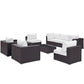 Modway Convene 8 Piece Outdoor Patio Sectional Set, EEI-2203 FredCo