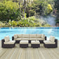 Modway Convene 8 Piece Outdoor Patio Sectional Set, EEI-2204 FredCo