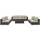 Modway Convene 8 Piece Outdoor Patio Sectional Set, EEI-2205 FredCo