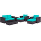 Modway Convene 8 Piece Outdoor Patio Sofa Set FredCo