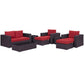 Modway Convene 8 Piece Outdoor Patio Sofa Set FredCo