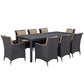 Modway Convene 9 Piece Outdoor Patio Dining Set FredCo