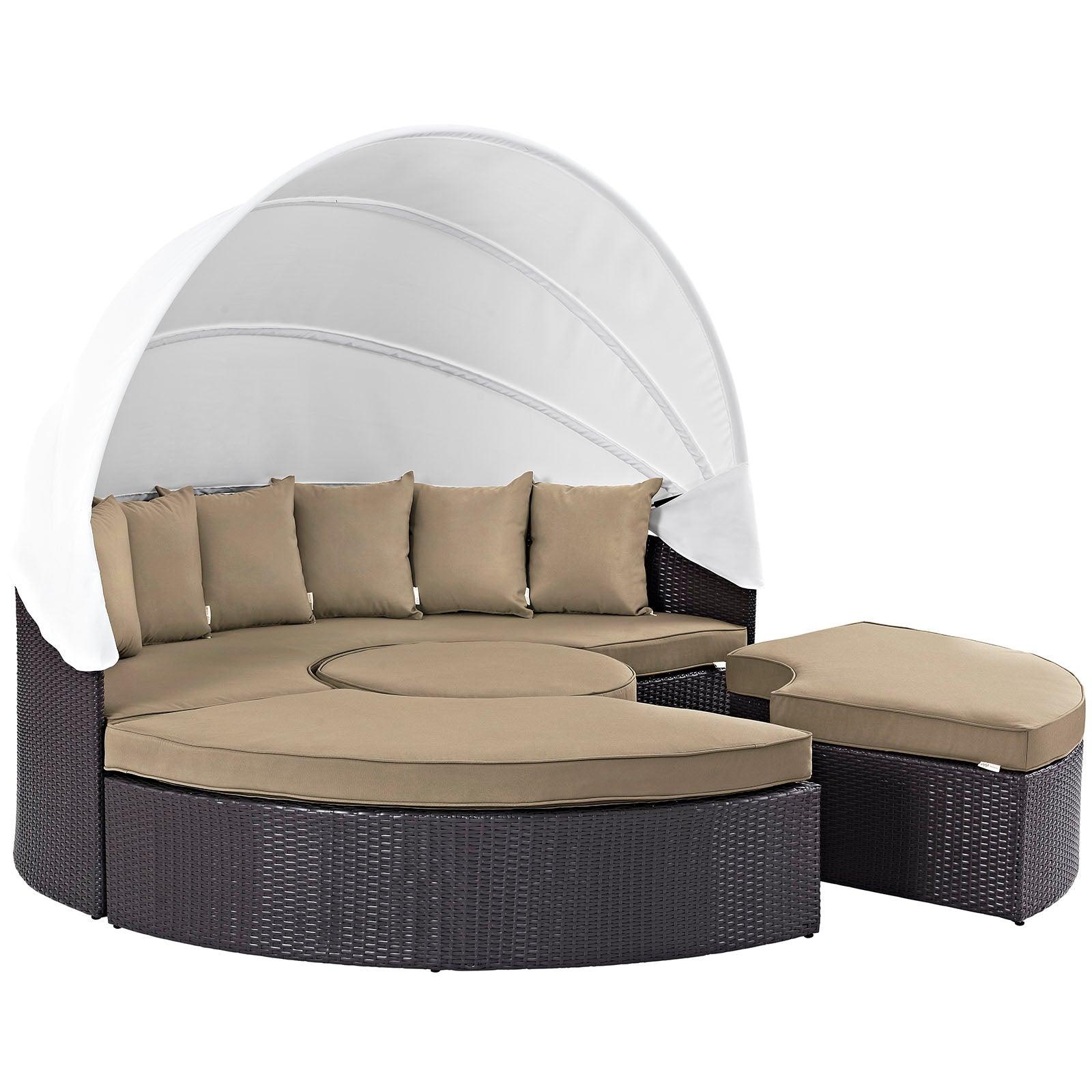 Modway Convene Canopy Outdoor Patio Daybed FredCo