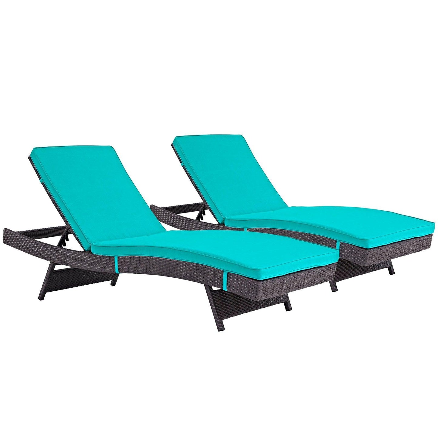 Modway Convene Chaise Outdoor Patio Set of 2 FredCo
