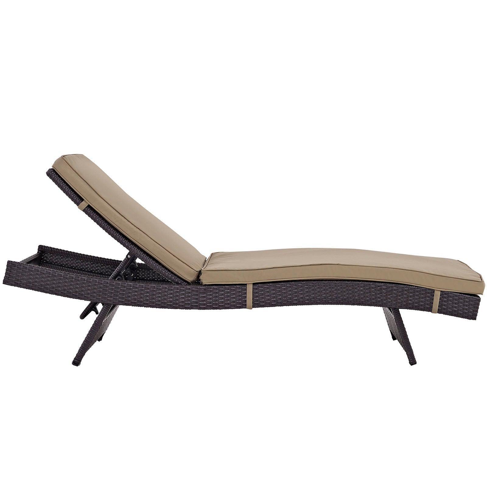 Modway Convene Chaise Outdoor Patio Set of 4 FredCo