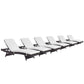 Modway Convene Chaise Outdoor Patio Set of 6 FredCo