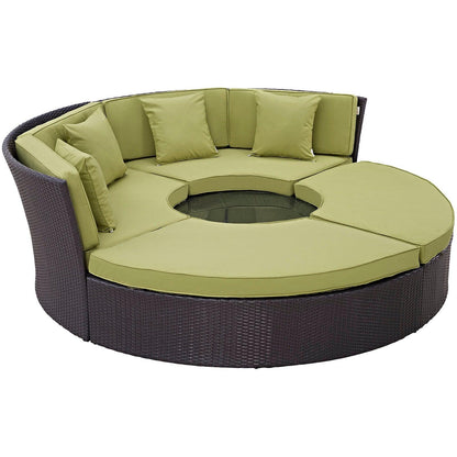 Modway Convene Circular Outdoor Patio Daybed Set FredCo