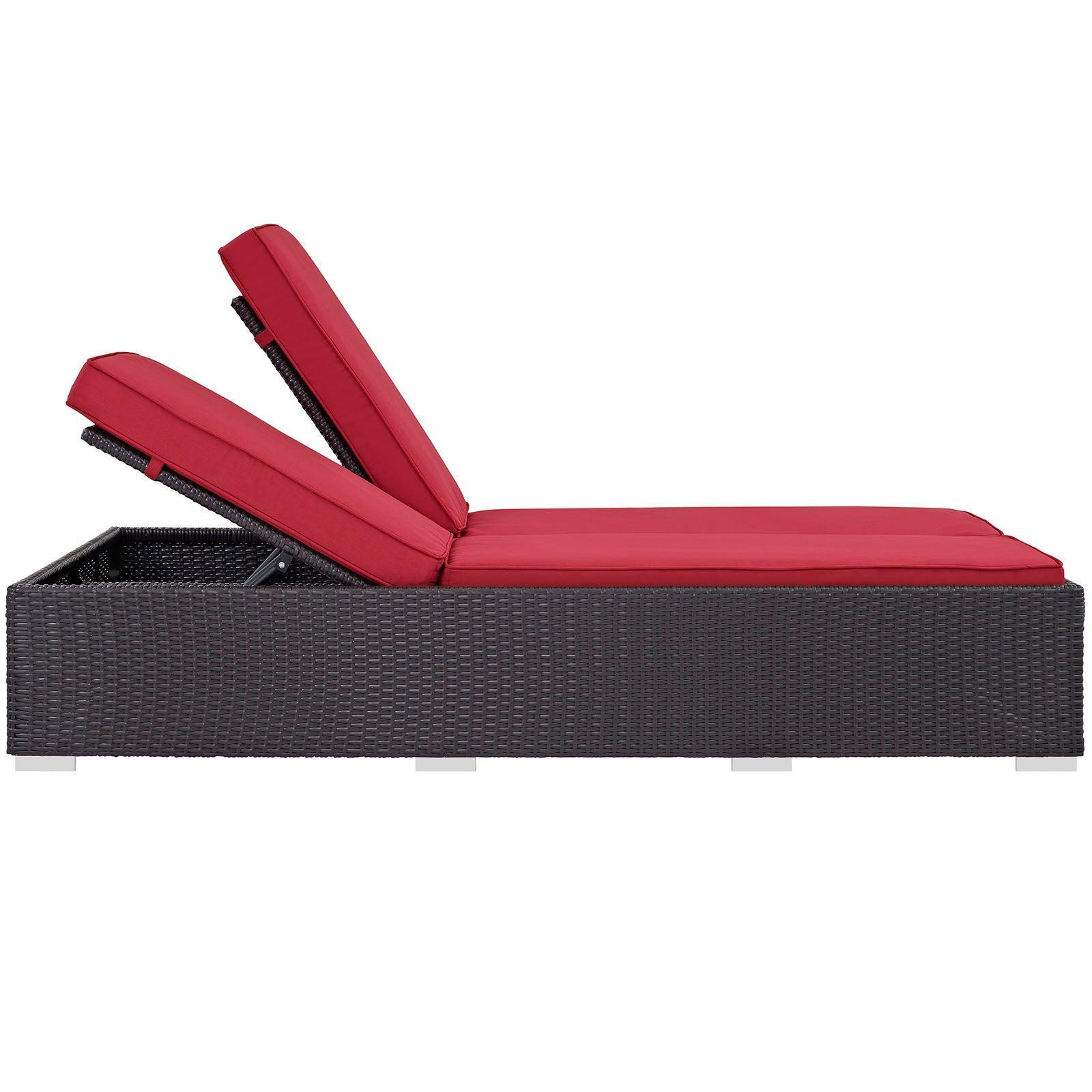 Modway Convene Double Outdoor Patio Chaise FredCo