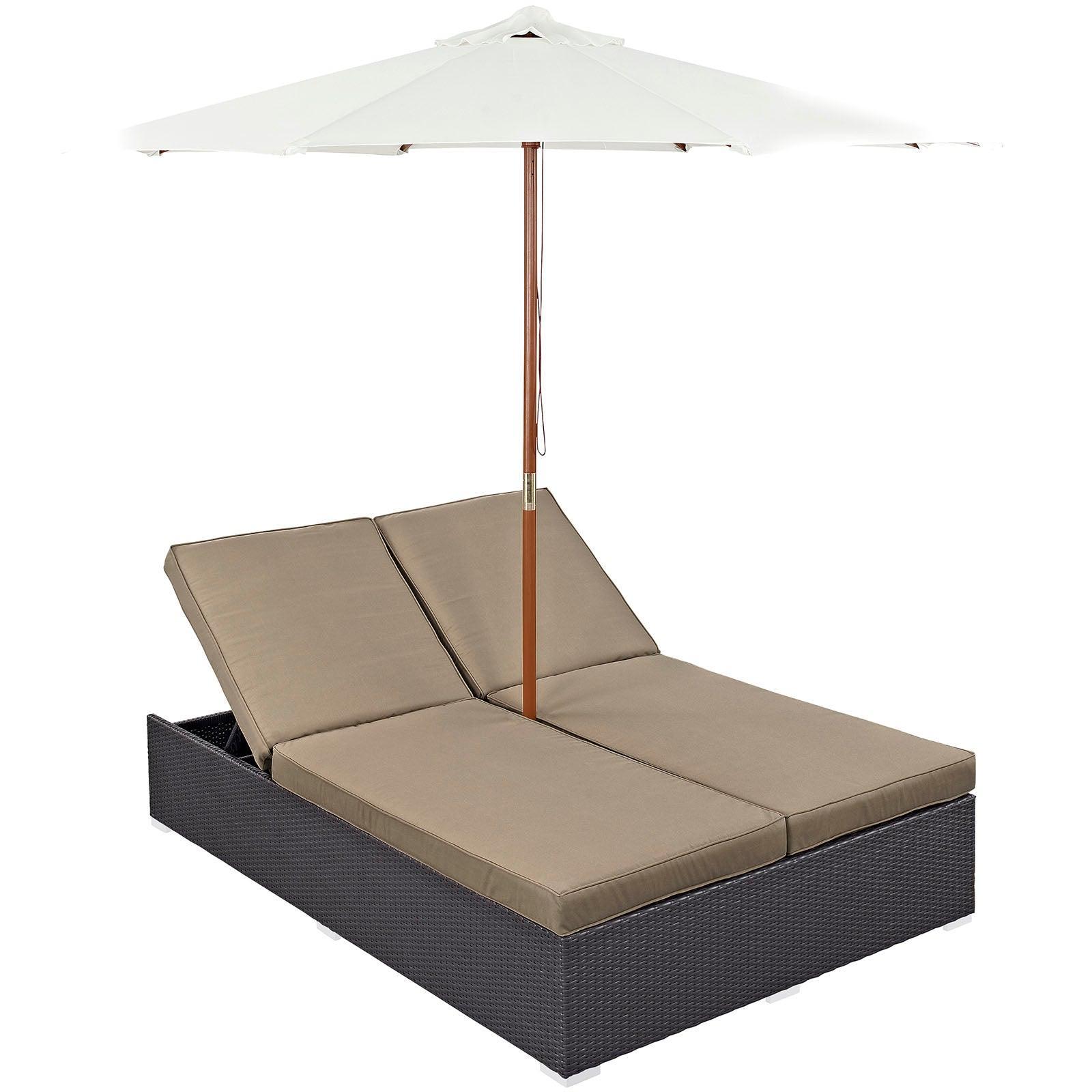 Modway Convene Double Outdoor Patio Chaise, EEI-2180 FredCo