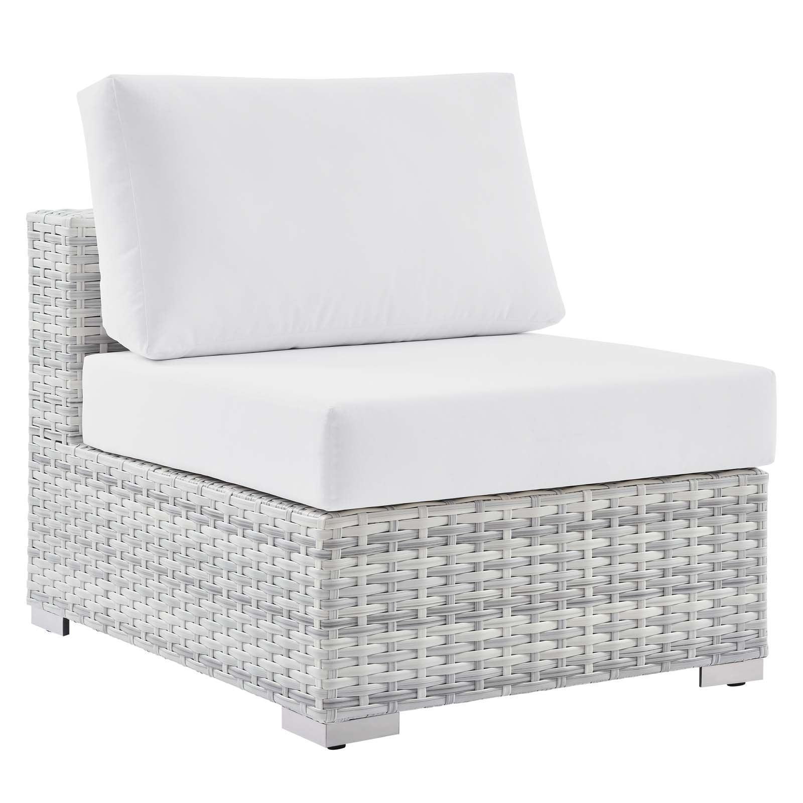 Modway Convene Outdoor Patio Armless Chair FredCo