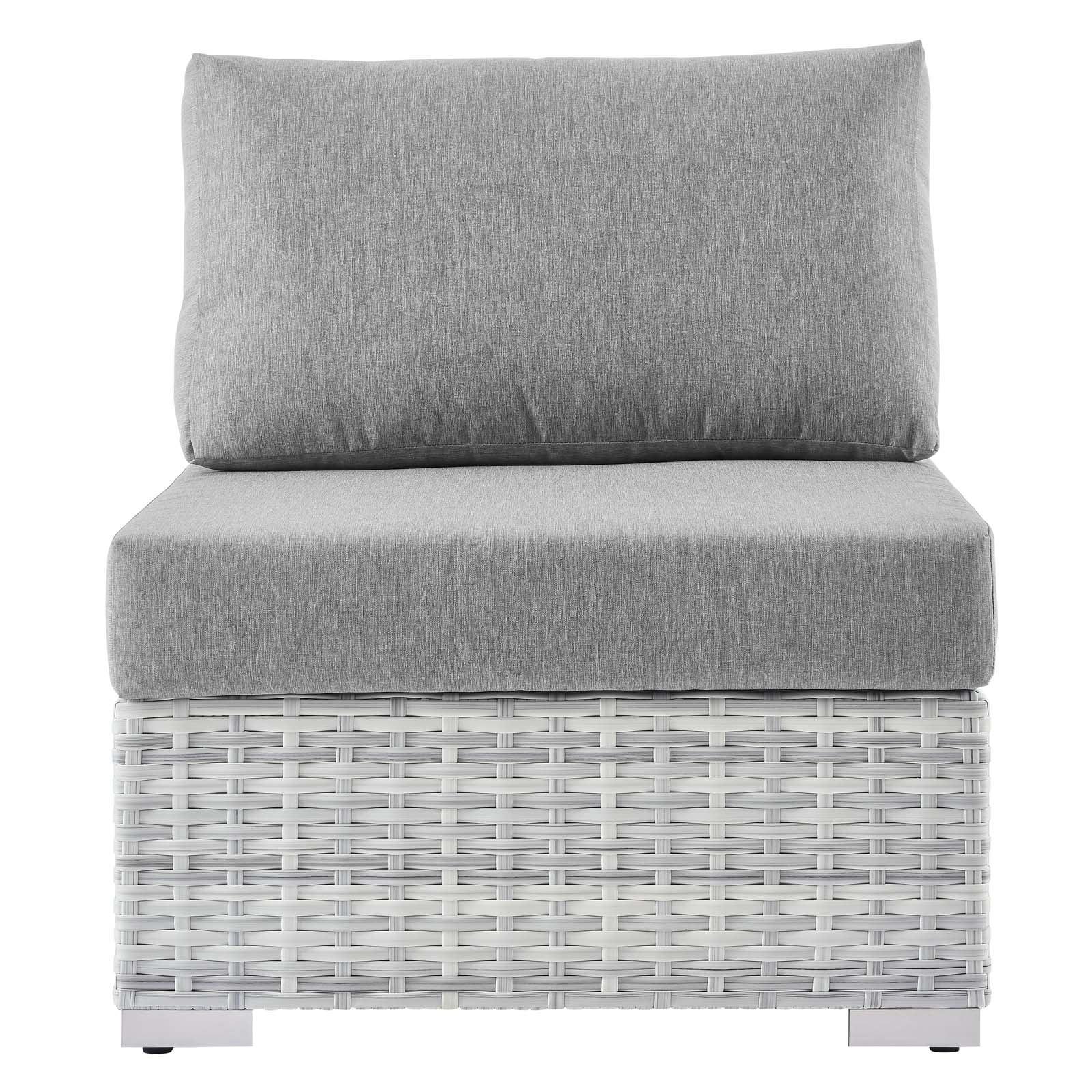 Modway Convene Outdoor Patio Armless Chair FredCo