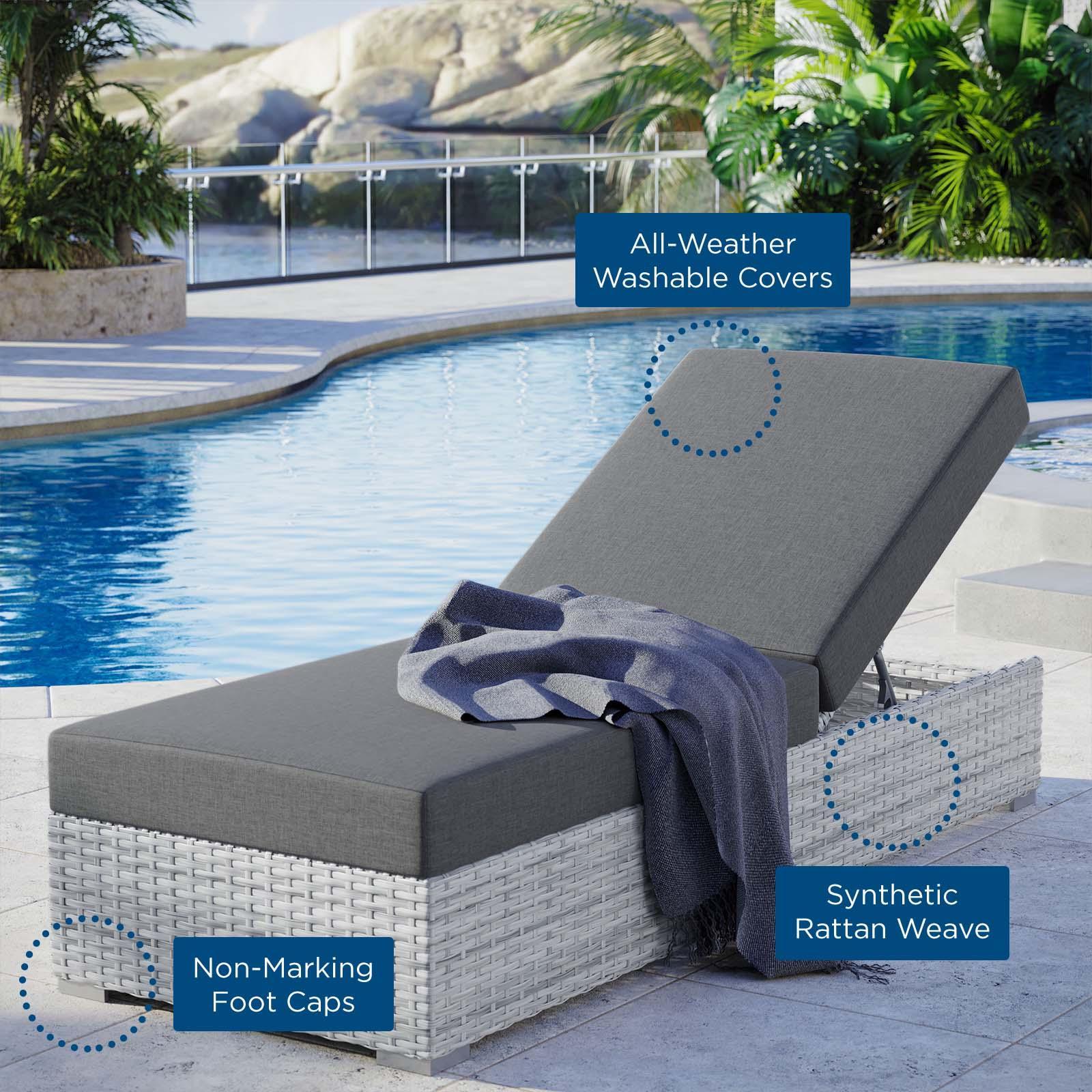 Modway Convene Outdoor Patio Chaise, EEI-4307 FredCo