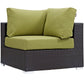 Modway Convene Outdoor Patio Corner FredCo