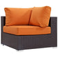 Modway Convene Outdoor Patio Corner FredCo