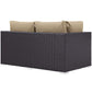 Modway Convene Outdoor Patio Left Arm Loveseat FredCo