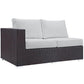 Modway Convene Outdoor Patio Left Arm Loveseat FredCo