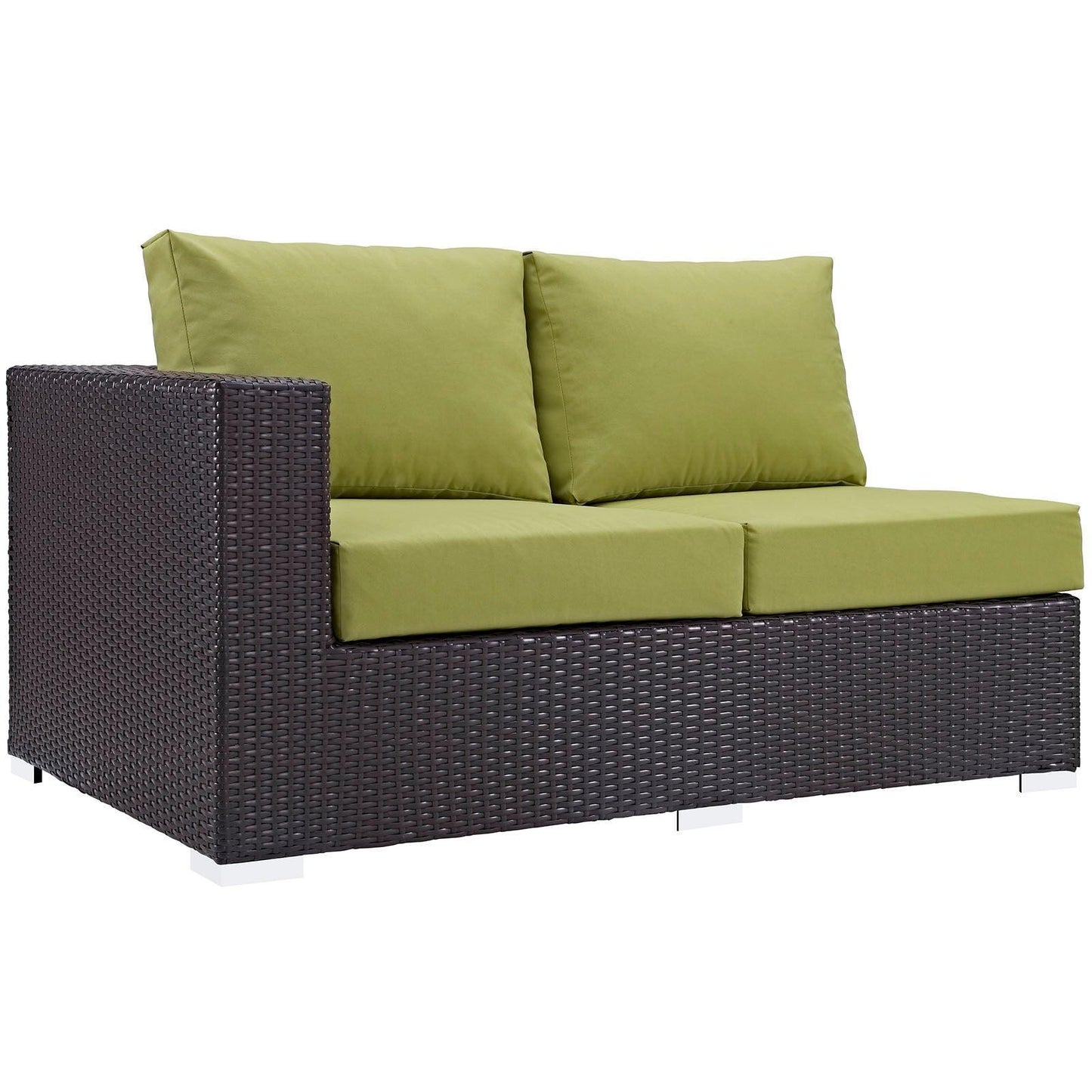 Modway Convene Outdoor Patio Left Arm Loveseat FredCo