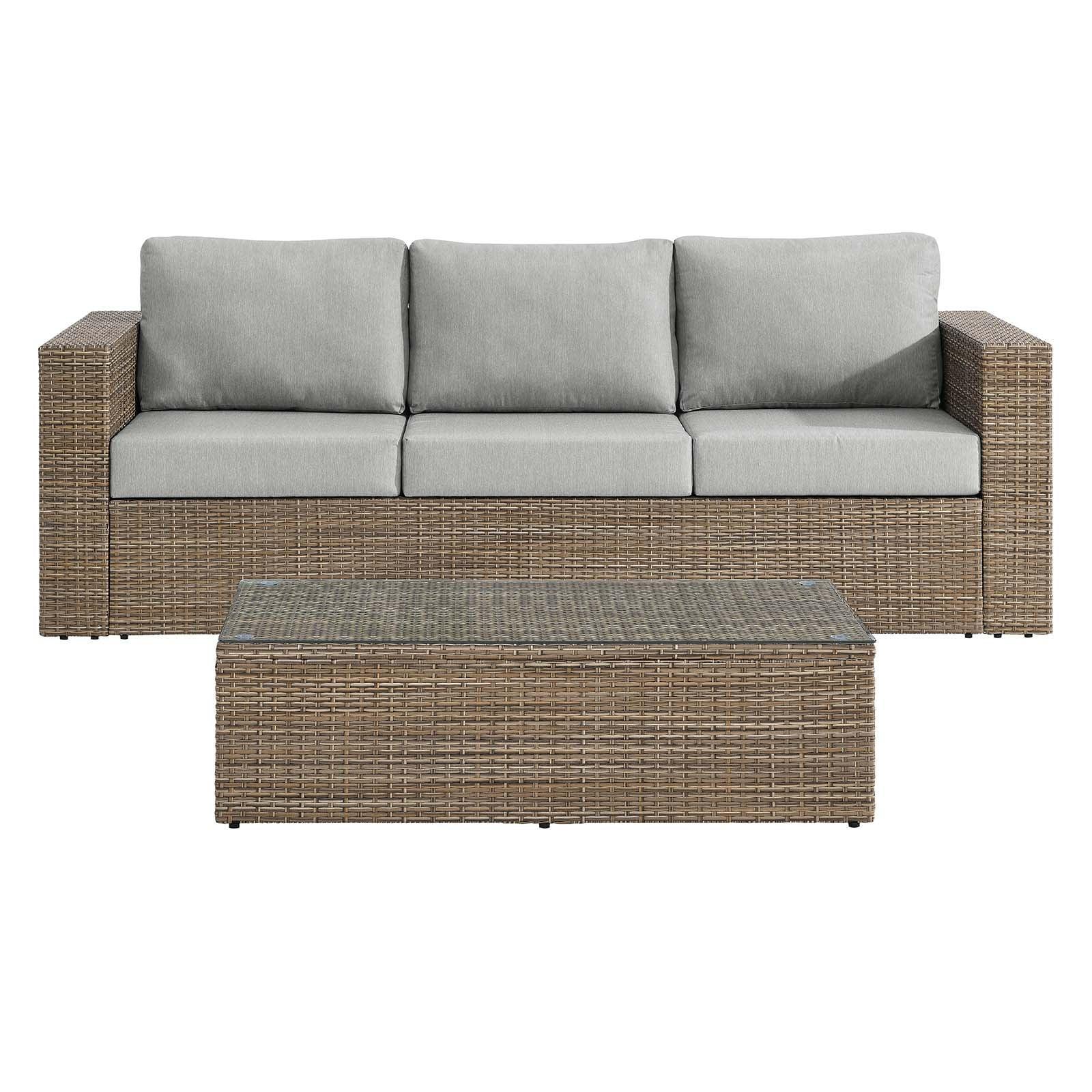 Modway Convene Outdoor Patio Outdoor Patio 2-Piece Furniture Set FredCo