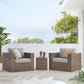 Modway Convene Outdoor Patio Outdoor Patio 3-Piece Furniture Set FredCo