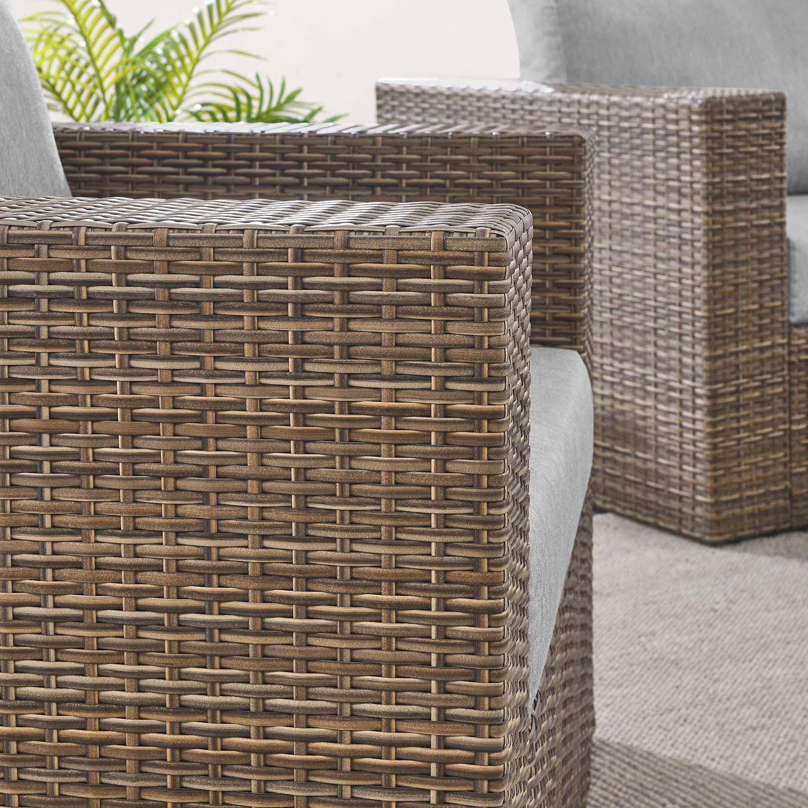 Modway Convene Outdoor Patio Outdoor Patio 4-Piece Furniture Set FredCo