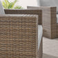 Modway Convene Outdoor Patio Outdoor Patio 4-Piece Furniture Set FredCo