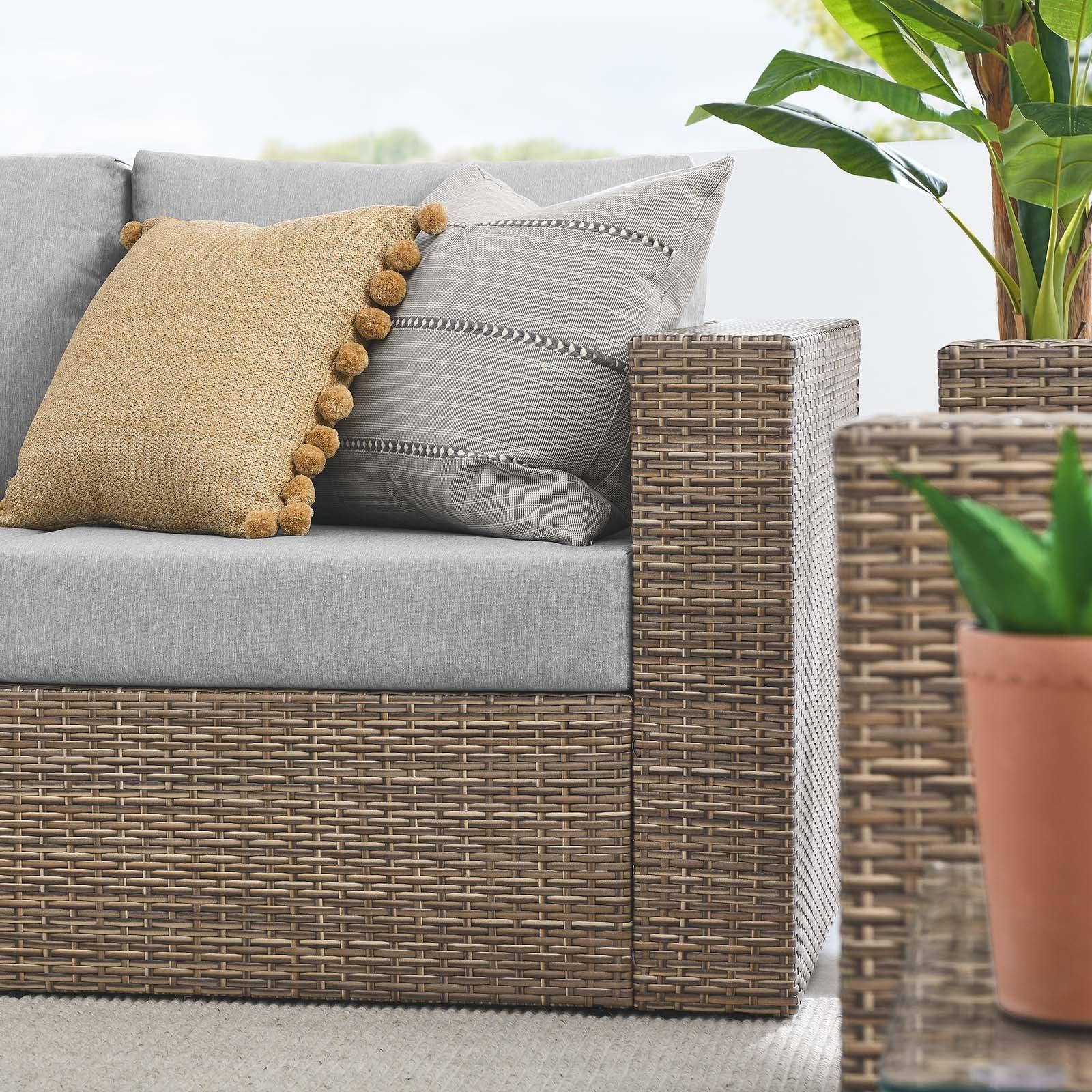 Modway Convene Outdoor Patio Outdoor Patio 5-Piece Furniture Set FredCo