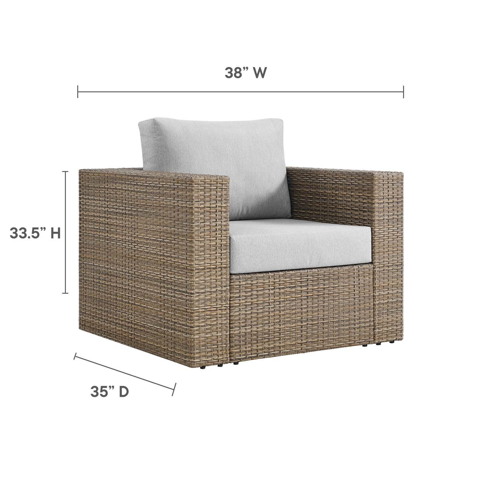 Modway Convene Outdoor Patio Outdoor Patio Armchair FredCo