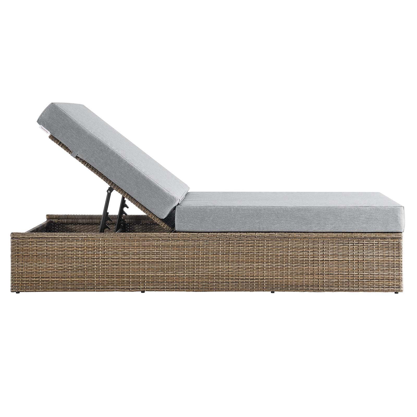 Modway Convene Outdoor Patio Outdoor Patio Chaise Lounge Chair FredCo