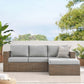 Modway Convene Outdoor Patio Outdoor Patio L-Shaped Sectional Sofa FredCo
