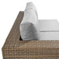 Modway Convene Outdoor Patio Outdoor Patio Left-Arm Loveseat FredCo