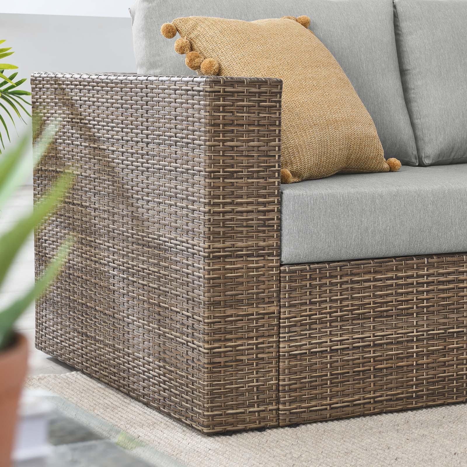 Modway Convene Outdoor Patio Outdoor Patio Loveseat FredCo