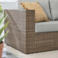 Modway Convene Outdoor Patio Outdoor Patio Loveseat FredCo