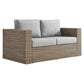 Modway Convene Outdoor Patio Outdoor Patio Loveseat FredCo