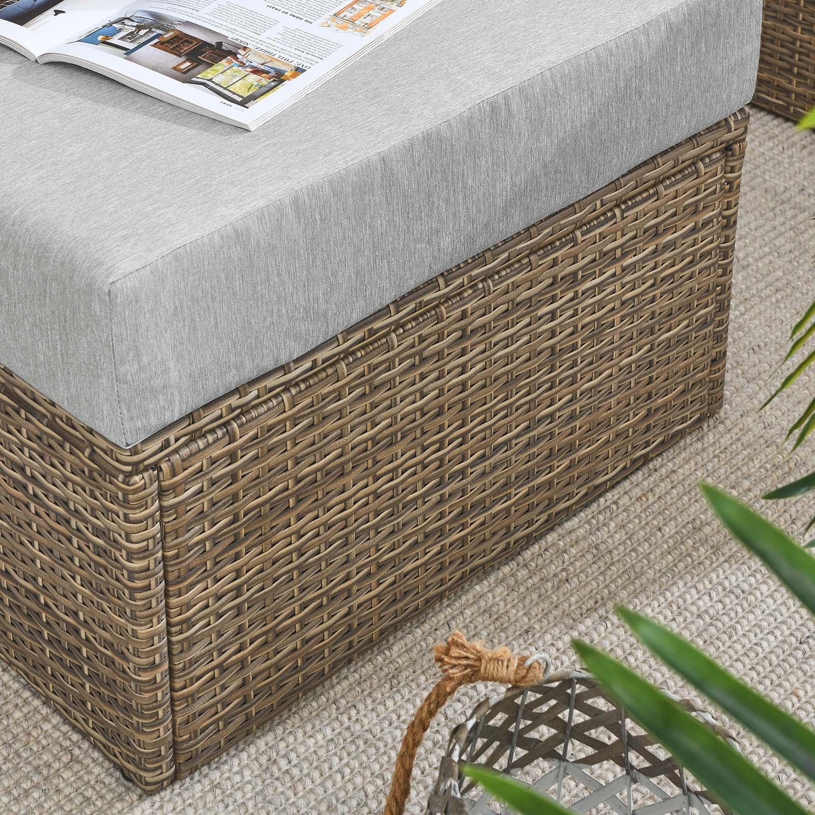 Modway Convene Outdoor Patio Outdoor Patio Ottoman FredCo
